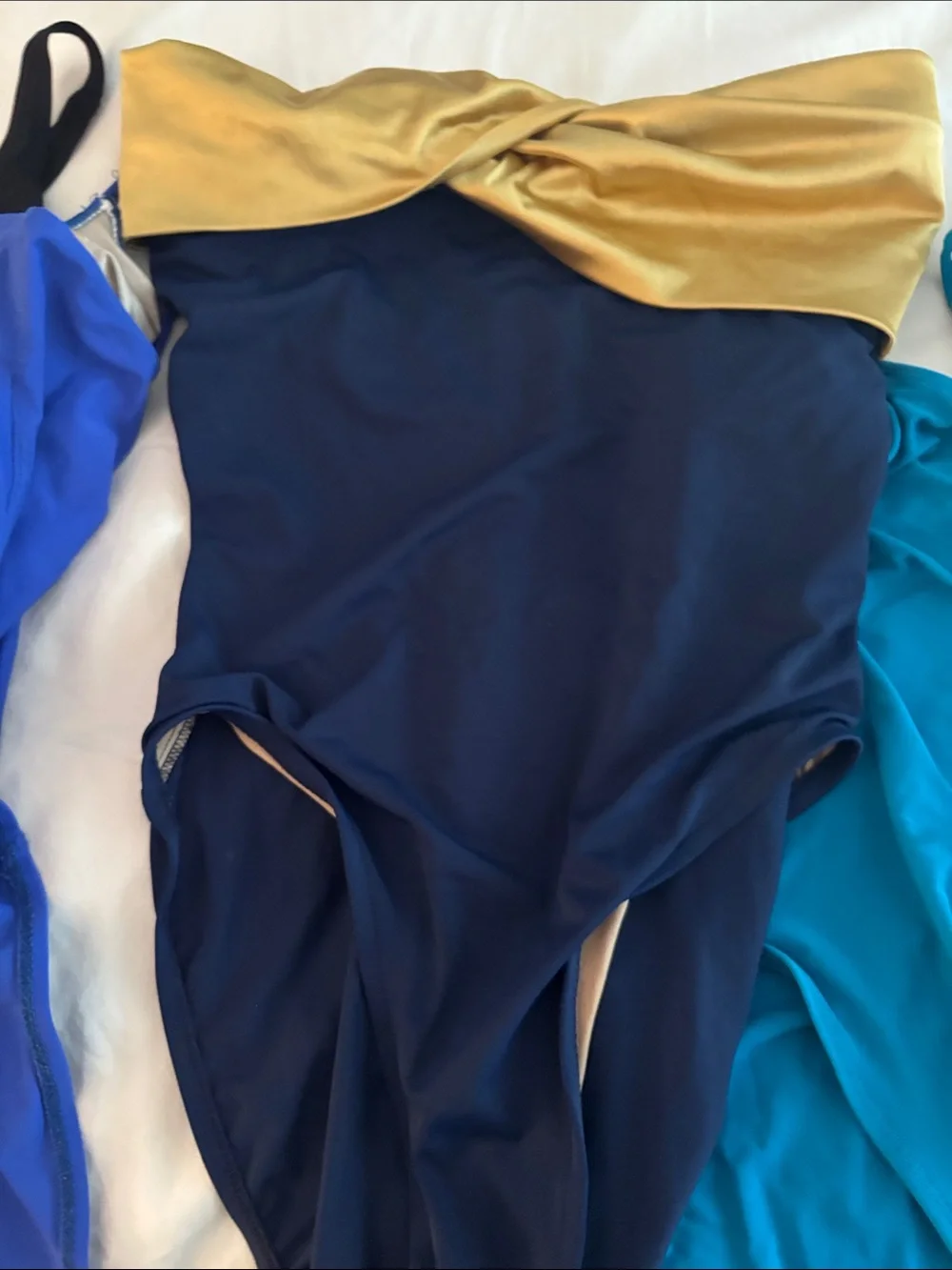 Eight One-Piece Swimsuits - all size 12